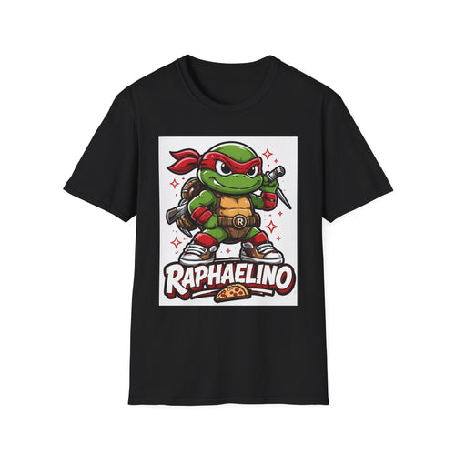 Raphaelino Turtle Tee — Retro Cartoon Ninja Turtle Graphic T-Shirt