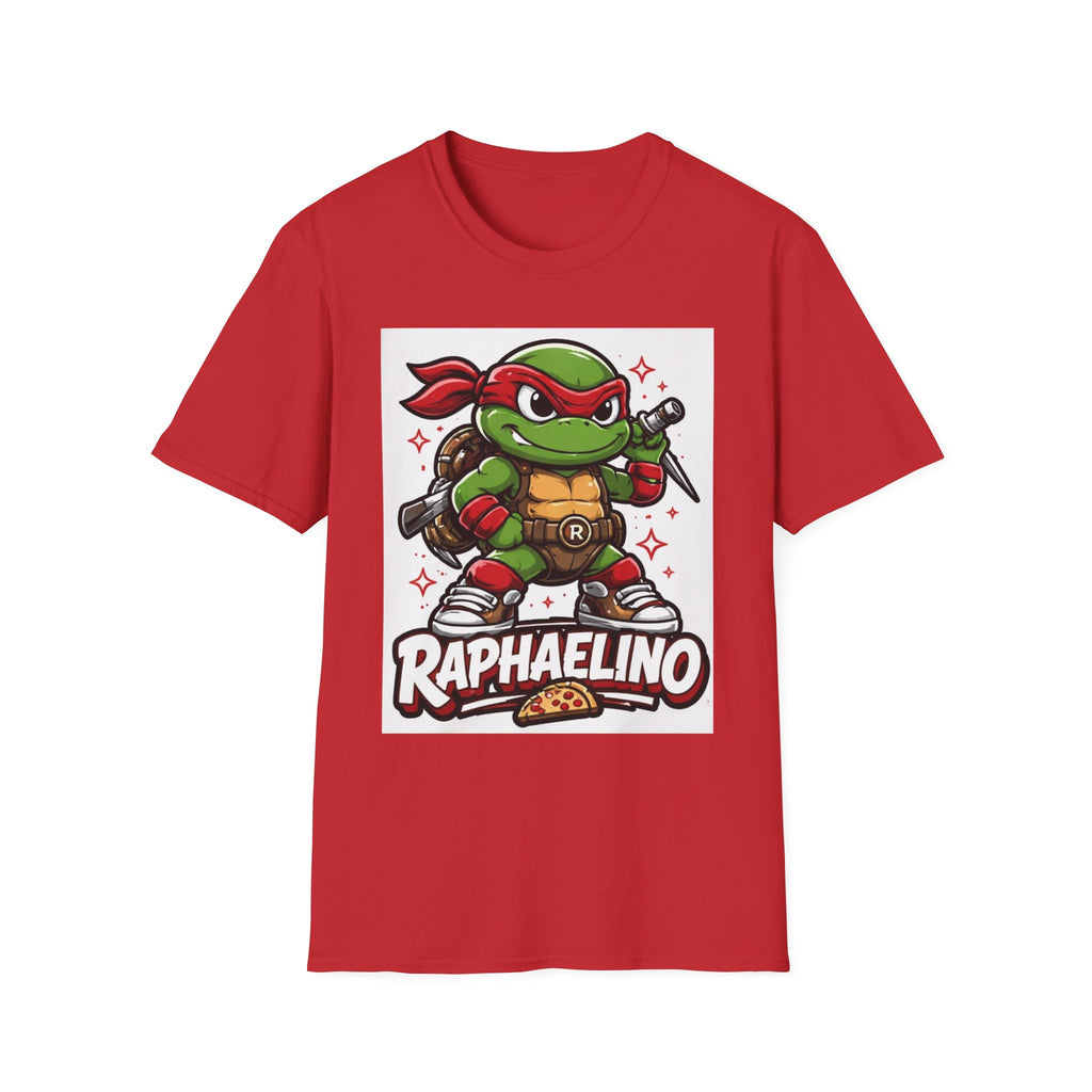 Raphaelino Turtle Tee — Retro Cartoon Ninja Turtle Graphic T-Shirt