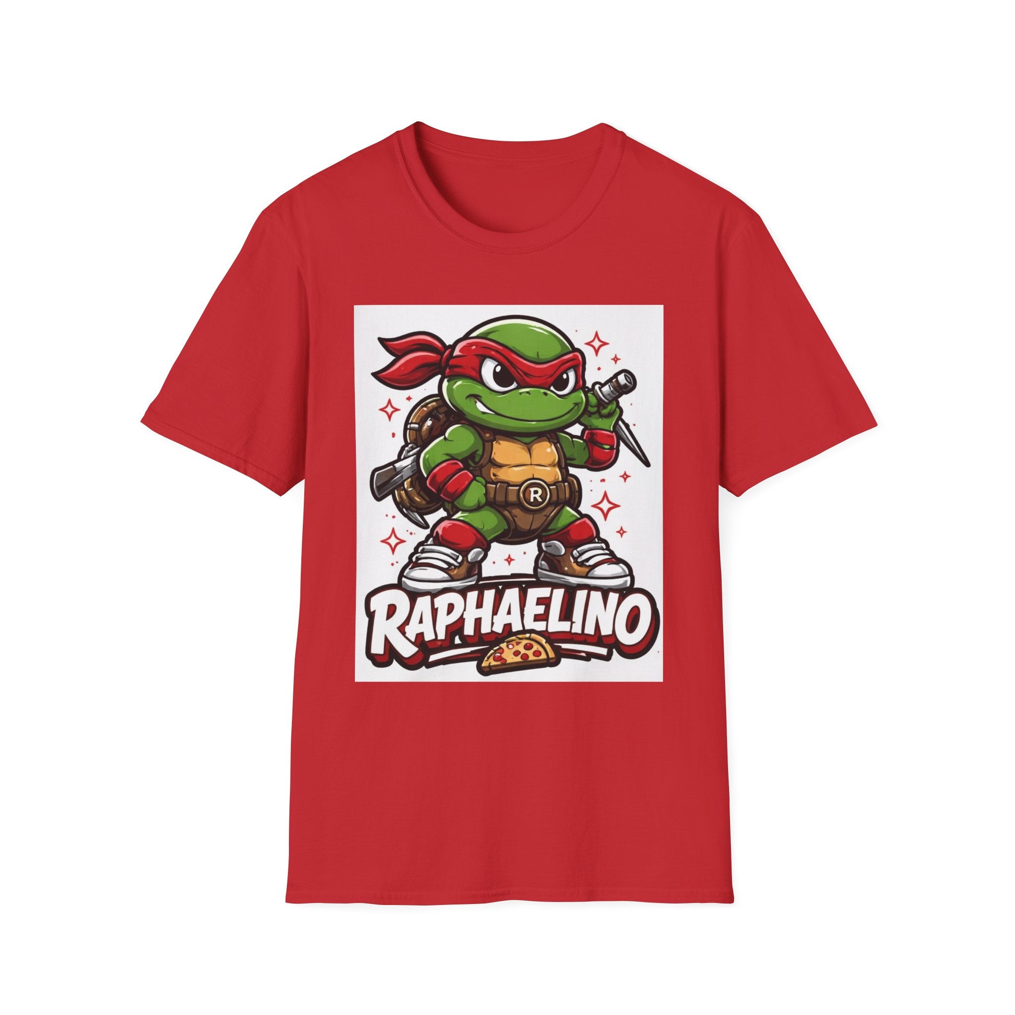 Raphaelino Turtle Tee — Retro Cartoon Ninja Turtle Graphic T-Shirt