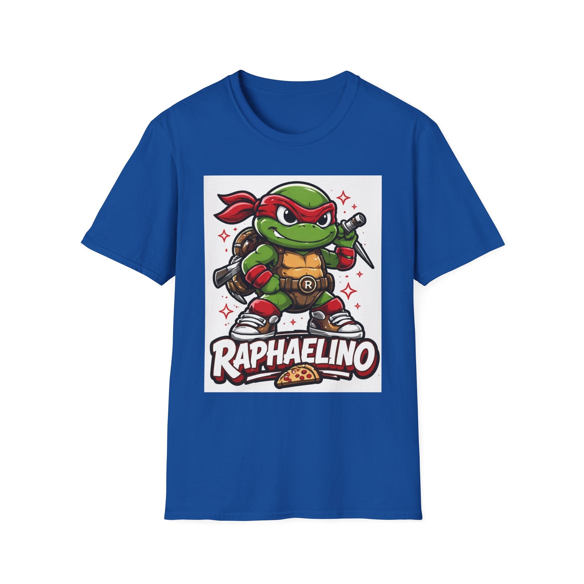 Raphaelino Turtle Tee — Retro Cartoon Ninja Turtle Graphic T-Shirt