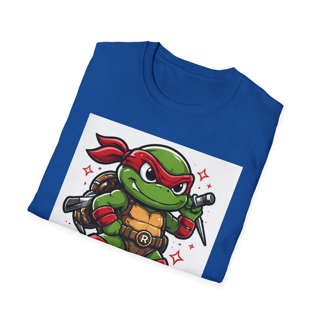 Raphaelino Turtle Tee — Retro Cartoon Ninja Turtle Graphic T-Shirt