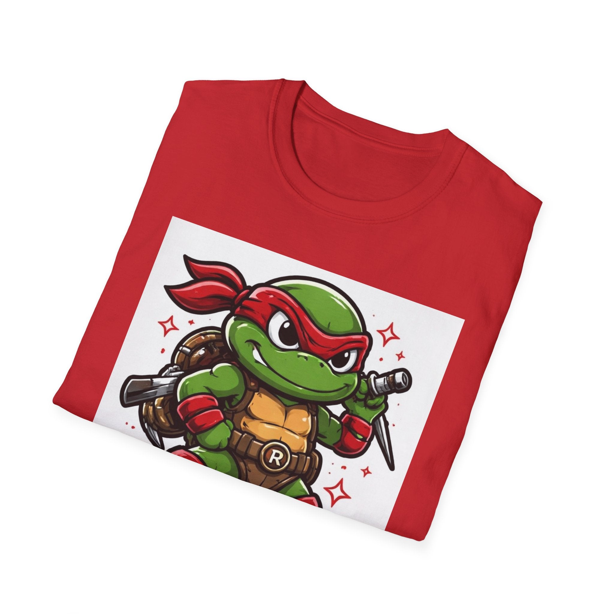 Raphaelino Turtle Tee — Retro Cartoon Ninja Turtle Graphic T-Shirt